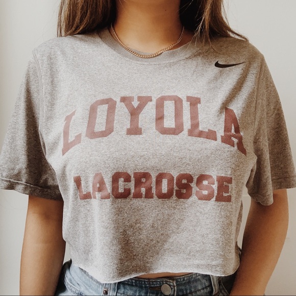 Nike Tops - cropped nike loyola university tee ✧